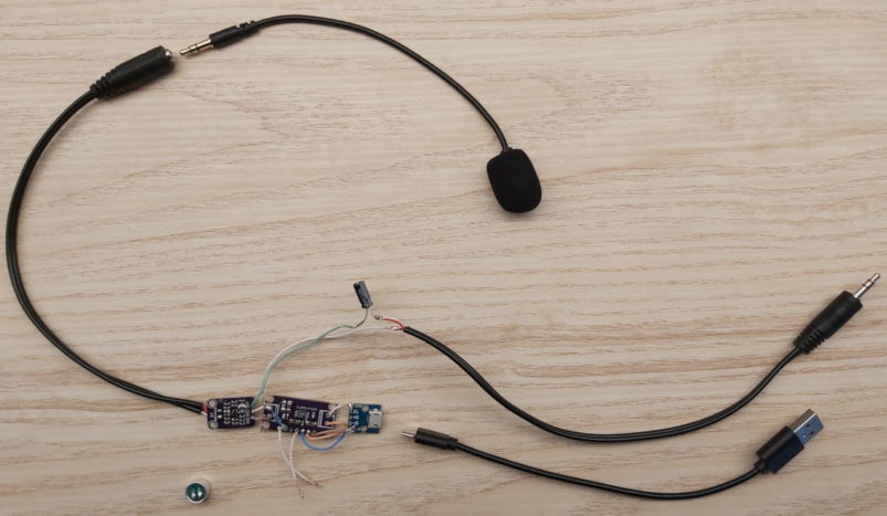 electret microphone preamp prototype